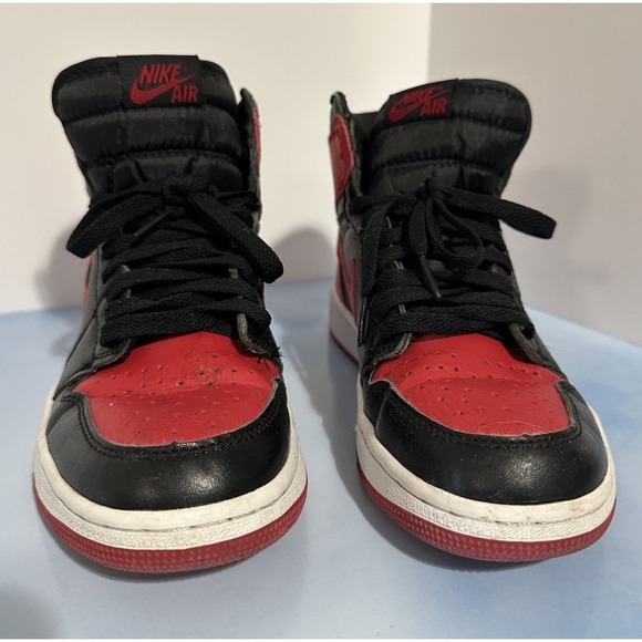 Men's Air Jordan 1 Retro '85 OG High Bred / Banned HV6674-067, Size 8 Red Black - Picture 5 of 10
